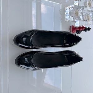 Stuart Weitzman Black Patent Leather Pumps